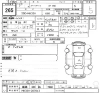 Suzuki SPACIA BASE лот № 265 оценка 5  с аукциона в Японии 2