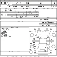 Toyota PASSO лот № 9043 оценка R  с аукциона в Японии 2