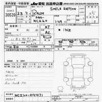 Toyota RAUM лот № 30539 оценка 3.5  с аукциона в Японии 9