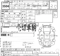 Suzuki WAGON R лот № 3504 оценка 3.5  с аукциона в Японии 2