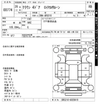 Toyota CROWN лот № 774 оценка RB  с аукциона в Японии 7