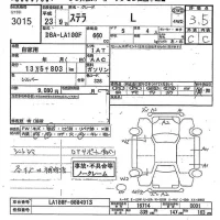Subaru STELLA лот № 3015 оценка 3.5  с аукциона в Японии 10