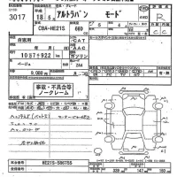 Suzuki ALTO LAPIN лот № 3017 оценка R  с аукциона в Японии 10