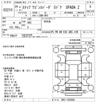 Honda STEP WAGON лот № 2210 оценка 0  с аукциона в Японии 3