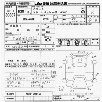 Mazda CX-8 лот № 30887 оценка R  с аукциона в Японии 9