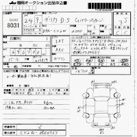 Mitsubishi DELICA D5 лот № 8031 оценка 3.5  с аукциона в Японии 7