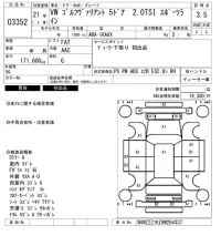 Volkswagen GOLF VARIANT лот № 3352 оценка 3.5  с аукциона в Японии 6