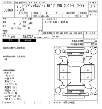 Subaru IMPREZA лот № 3360 оценка 3.5  с аукциона в Японии 6