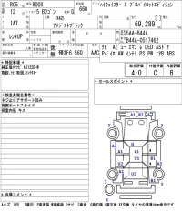 Nissan ROOX лот № 3002 оценка 4  с аукциона в Японии 5