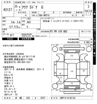 Toyota AQUA лот № 43127 оценка 3  с аукциона в Японии 10