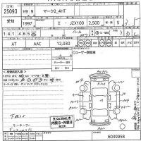 Toyota MARK II лот № 25093 оценка 3.5  с аукциона в Японии 10