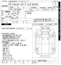 Mitsubishi CANTER лот № 43162 оценка 3  с аукциона в Японии 10