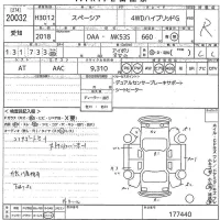Suzuki SPACIA лот № 20032 оценка R  с аукциона в Японии 10