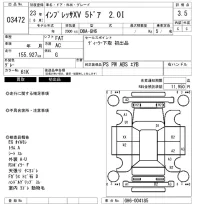 Subaru IMPREZA лот № 3472 оценка 3.5  с аукциона в Японии 6