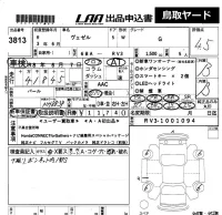Honda VEZEL лот № 3813 оценка 4.5  с аукциона в Японии 5