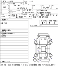 Nissan SAKURA лот № 3804 оценка 4.5  с аукциона в Японии 1