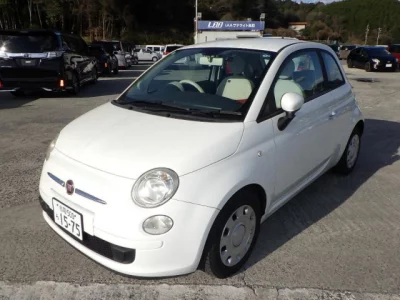Fiat 500  с аукциона в Японии