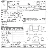 Suzuki SWIFT лот № 13 оценка 3.5  с аукциона в Японии 7