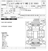 Subaru IMPREZA G4 лот № 3496 оценка RA  с аукциона в Японии 6