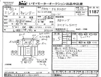 Mitsubishi CANTER лот № 1187 оценка 3.5  с аукциона в Японии 4