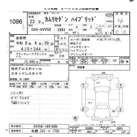 Toyota CAMRY лот № 1096 оценка 4  с аукциона в Японии 10