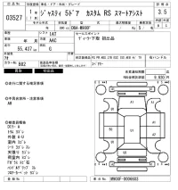 Subaru JUSTY лот № 3527 оценка 3.5  с аукциона в Японии 6
