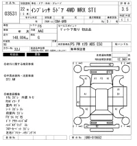 Subaru IMPREZA лот № 3531 оценка 3.5  с аукциона в Японии 6