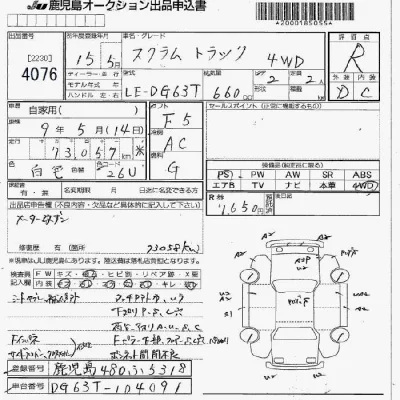 Mazda SCRUM TRUCK  с аукциона в Японии