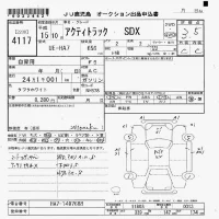 Honda ACTY TRUCK лот № 4117 оценка 3.5  с аукциона в Японии 7