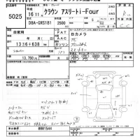 Toyota CROWN лот № 5025 оценка R  с аукциона в Японии 5