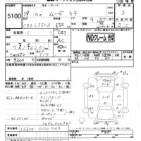 Daihatsu MOVE LATTE лот № 5100 оценка 3  с аукциона в Японии 4