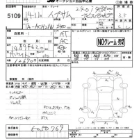 Toyota IPSUM лот № 5109 оценка 3.5  с аукциона в Японии 4