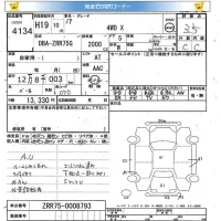 Toyota NOAH лот № 4134 оценка 3.5  с аукциона в Японии 5