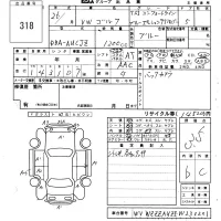 Volkswagen GOLF лот № 318 оценка 3.5  с аукциона в Японии 6