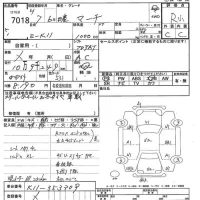 Nissan MARCH лот № 7018 оценка R  с аукциона в Японии 9
