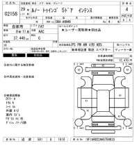 Renault TWINGO лот № 2158 оценка 4  с аукциона в Японии 6