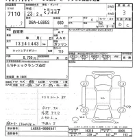 Daihatsu MIRA лот № 7110 оценка 3  с аукциона в Японии 9