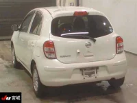Nissan MARCH лот № 4287 оценка R  с аукциона в Японии 1