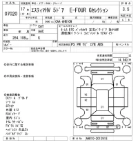 Toyota ESTIMA HYBRID лот № 7020 оценка 3.5  с аукциона в Японии 6