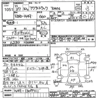 Honda ACTY TRUCK лот № 1051 оценка 3  с аукциона в Японии 8