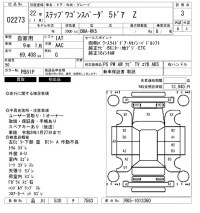 Honda STEP WAGON лот № 2273 оценка 3  с аукциона в Японии 6