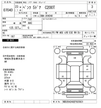 Mercedes-Benz C CLASS WAGON лот № 7040 оценка 3  с аукциона в Японии 6