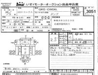 Nissan UD SERIES лот № 3051 оценка 3.5  с аукциона в Японии 4