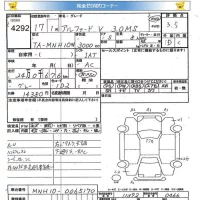 Toyota ALPHARD лот № 4292 оценка 3.5  с аукциона в Японии 5