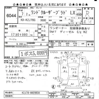 Toyota LAND CRUISER PRADO лот № 6044 оценка R  с аукциона в Японии 6