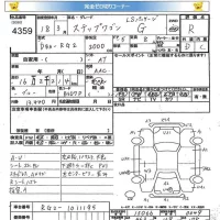 Honda STEP WAGON лот № 4359 оценка R  с аукциона в Японии 5