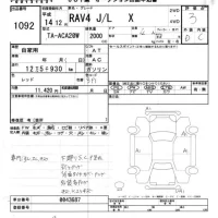 Toyota RAV4 лот № 1092 оценка 3  с аукциона в Японии 5