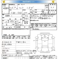 Honda FIT лот № 4391 оценка 3.5  с аукциона в Японии 5