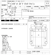 Daihatsu HIJET TRUCK лот № 2407 оценка 3.5  с аукциона в Японии 6