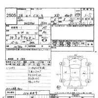Mazda CX-3 лот № 2505 оценка 3.5  с аукциона в Японии 10